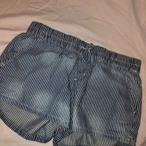 Striped Blue Shorts